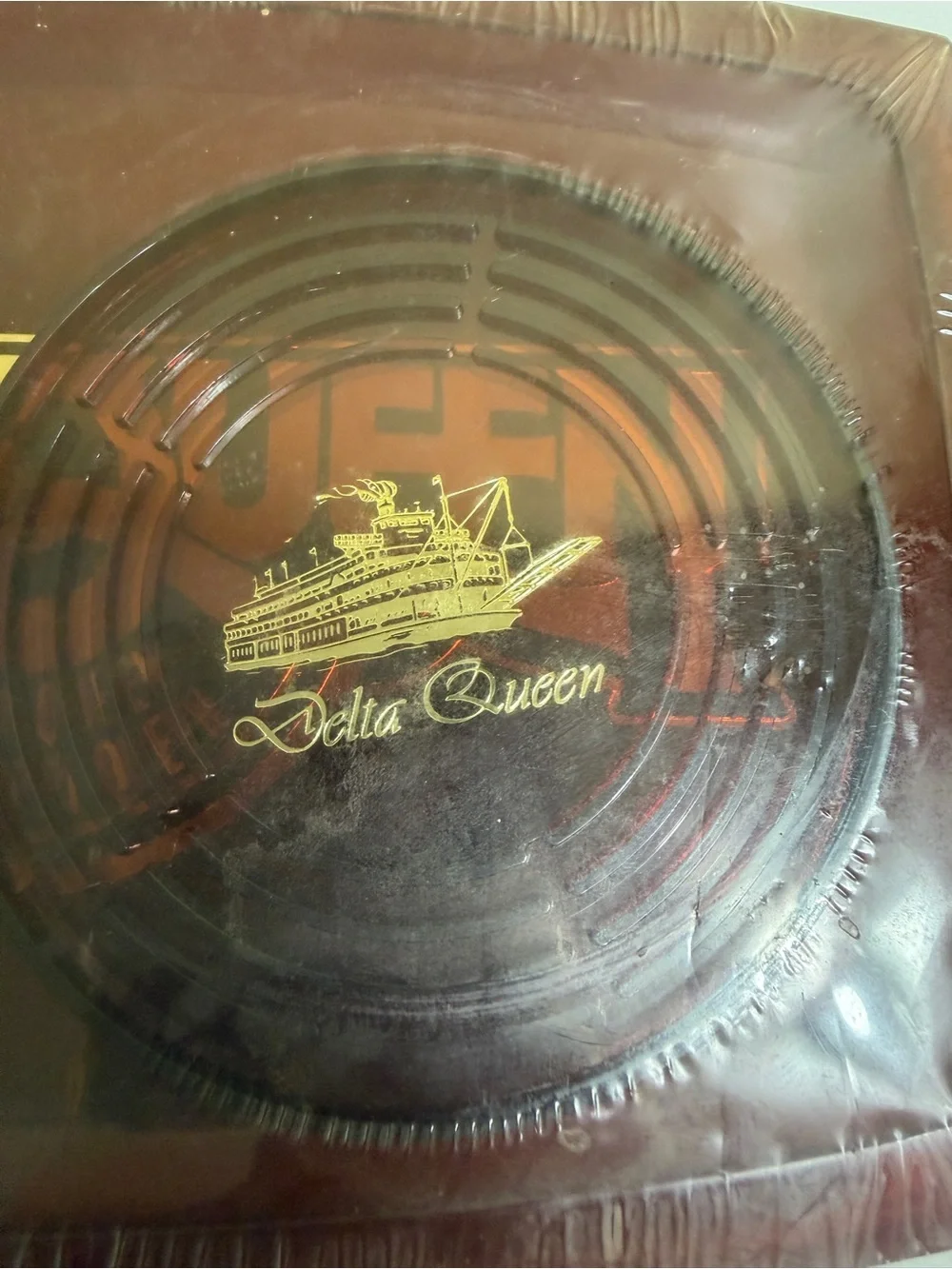 Vintage New Sealed Mississippi Queen & Delta Queen Steamboat Plastic Coasters